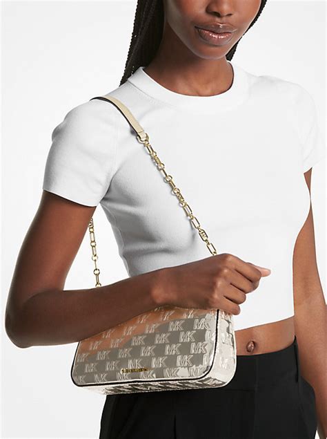 michael kors empire medium chain-link pochette|michael kors empire chain link.